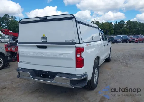 2025 Chevrolet Silverado 1500 4Wd Standard Bed Wt из США, поврежденный, VIN 1GCRKAEDXSZ221137